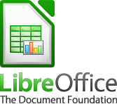 Logotipo de LibreOffice con icono de Calc