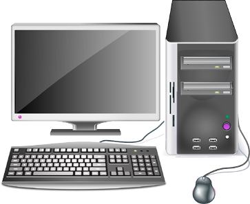 Torre, monitor, ratón y teclado