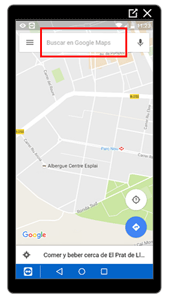 Buscador de Google Maps